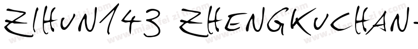 zihun143 zhengkuchan字体转换